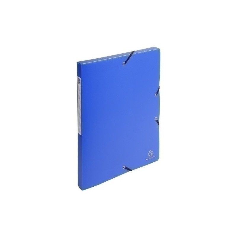 59682E-CARP.PROY.EXACOMPTA PP A4 2.5 cm AZUL precio por 8 unidades