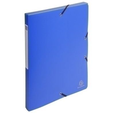 59682E-CARP.PROY.EXACOMPTA PP A4 2.5 cm AZUL precio por 8 unidades