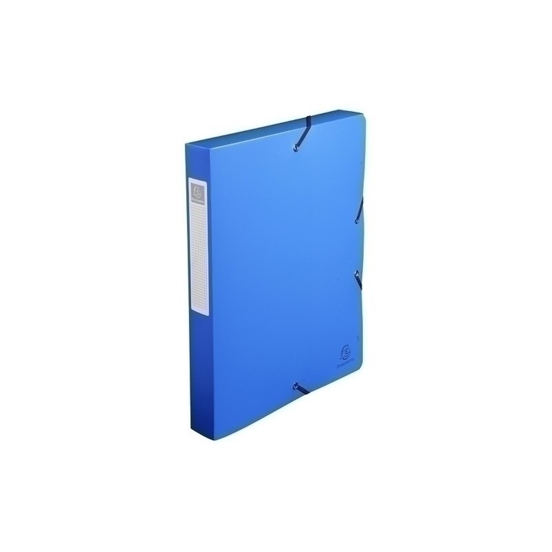 59782E-CARP.PROY.EXACOMPTA PP A4 4 cm AZUL precio por 8 unidades