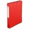 59785E-CARP.PROY.EXACOMPTA PP A4 4 cm ROJO precio por 8 unidades