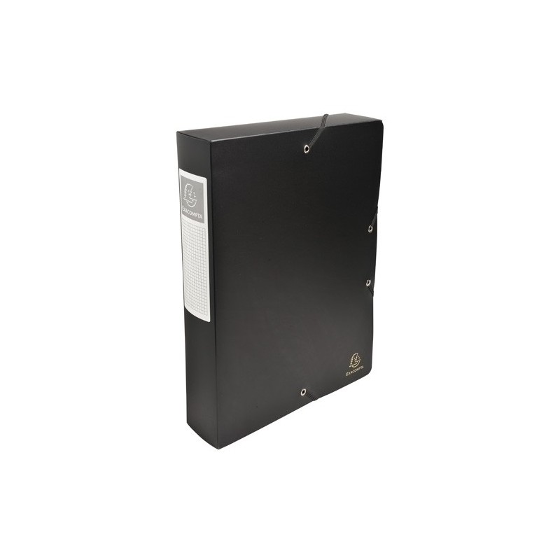 59881E-CARP.PROY.EXACOMPTA PP A4 6 cm NEGRO precio por 8 unidades
