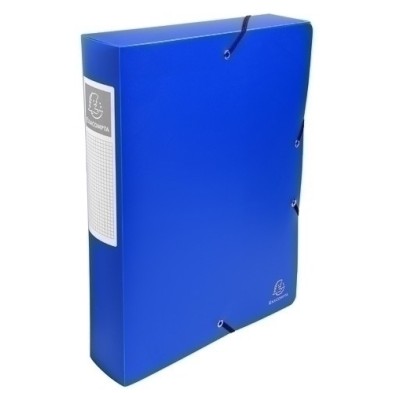 59882E-CARP.PROY.EXACOMPTA PP A4 6 cm AZUL precio por 8 unidades
