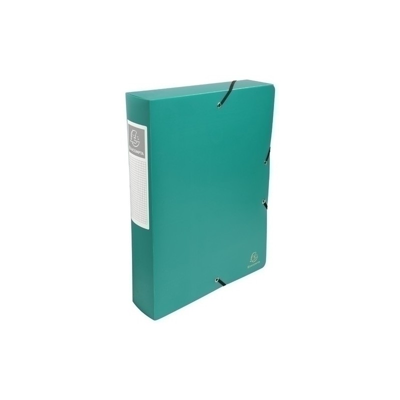 59883E-CARP.PROY.EXACOMPTA PP A4 6 cm VERDE precio por 8 unidades