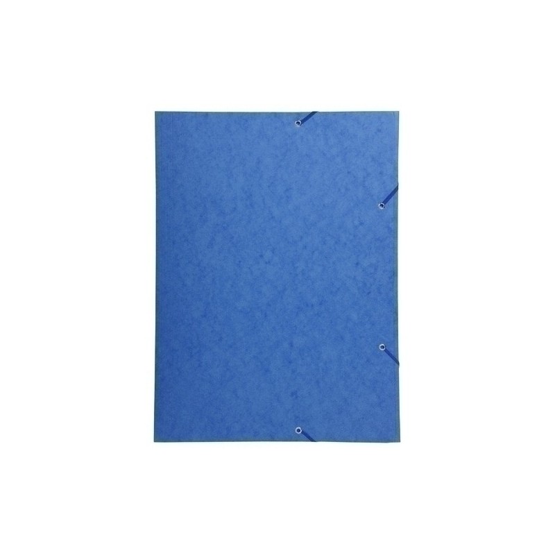 59507E-CARPETA SOLAP.EXACOMPTA CART. A3 AZUL precio por 5 unidades