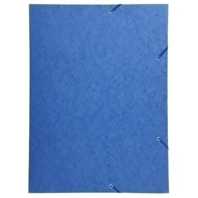 59507E-CARPETA SOLAP.EXACOMPTA CART. A3 AZUL precio por 5 unidades