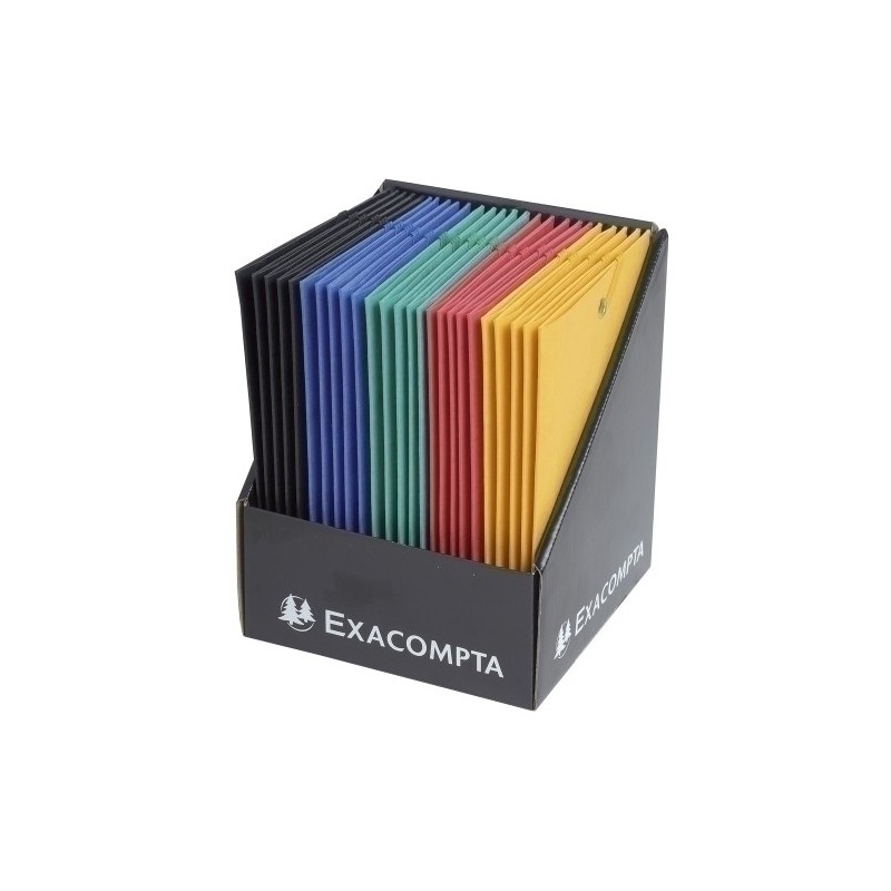 50750E-CARPETA SOLAP.EXACOMPTA CART. 12x16 SUTI precio por 25 unidades