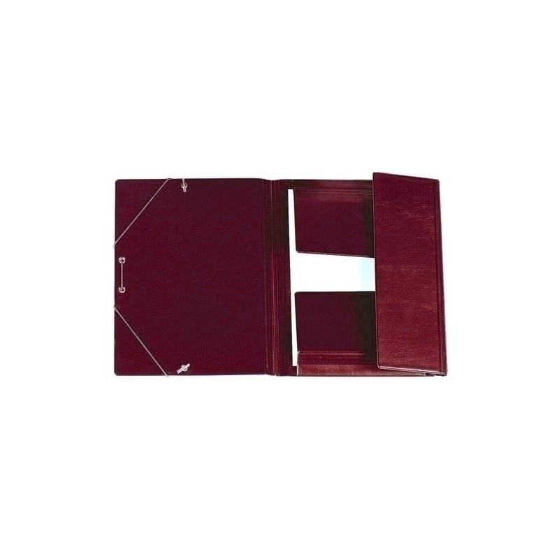 341CS-02-CARPETA SOLAP.IBER.PVC 4º BURDEOS precio por 1 unidades