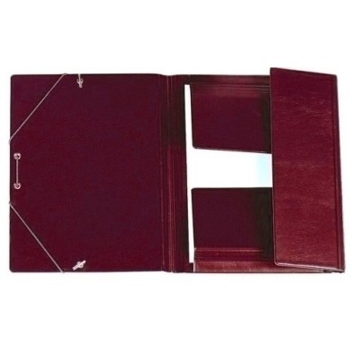 341CS-02-CARPETA SOLAP.IBER.PVC 4º BURDEOS precio por 1 unidades