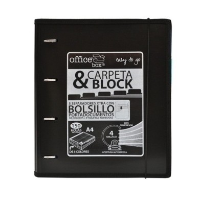 43268-CARPEBLOC OFFICE BOX A4 4 AN.32 150HJ.NE precio por 6 unidades