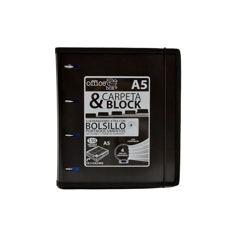 42568-CARPEBLOC OFFICE BOX A5 4 AN.32 150HJ.NE precio por 1 unidades