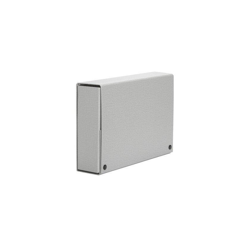 965007-CARP.PROY.PARDO CART.FORR. A4  5 cm GRIS precio por 13 unidades