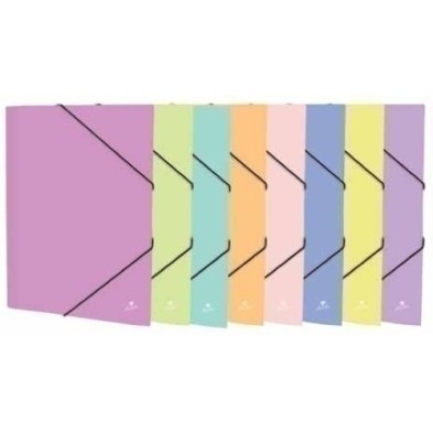 4788SUEX-CARPETA SOLAPAS MARIOLA PASTEL Fº EXP.24 precio por 1 unidades