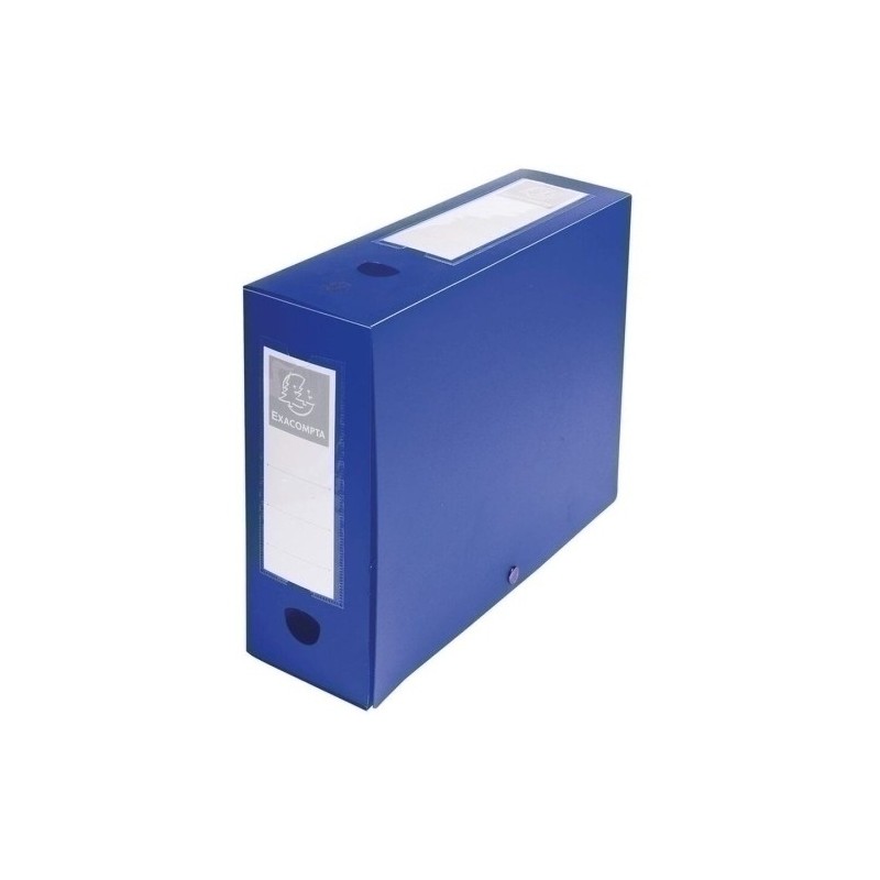 59932E-CARP.PROY.EXACOMPTA PP A4 10 cm AZUL precio por 10 unidades