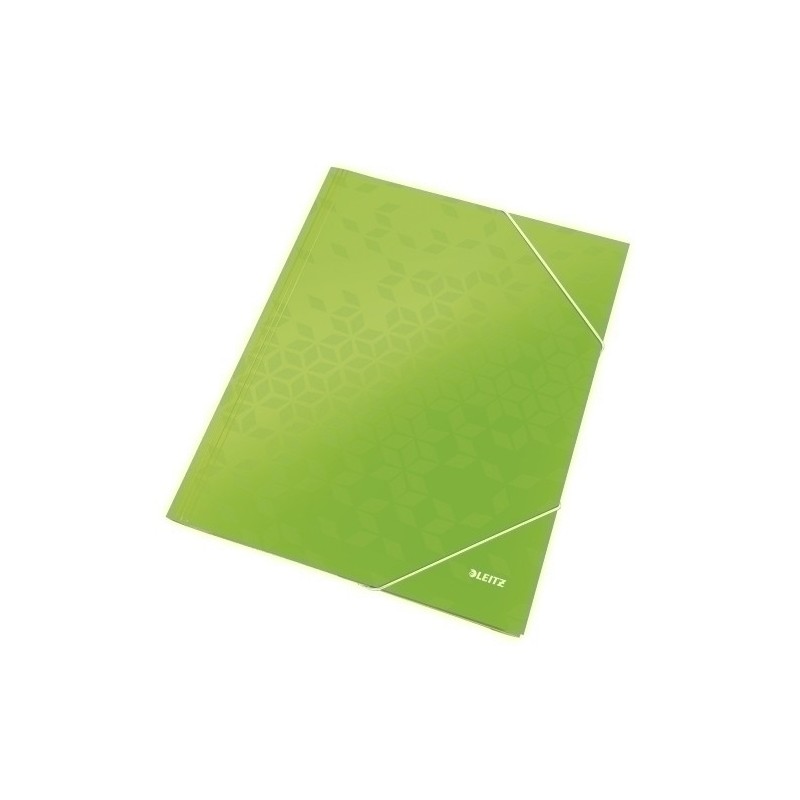 39820154-CARPETA SOLAP.LEITZ WOW CART. A4 VERDE precio por 10 unidades