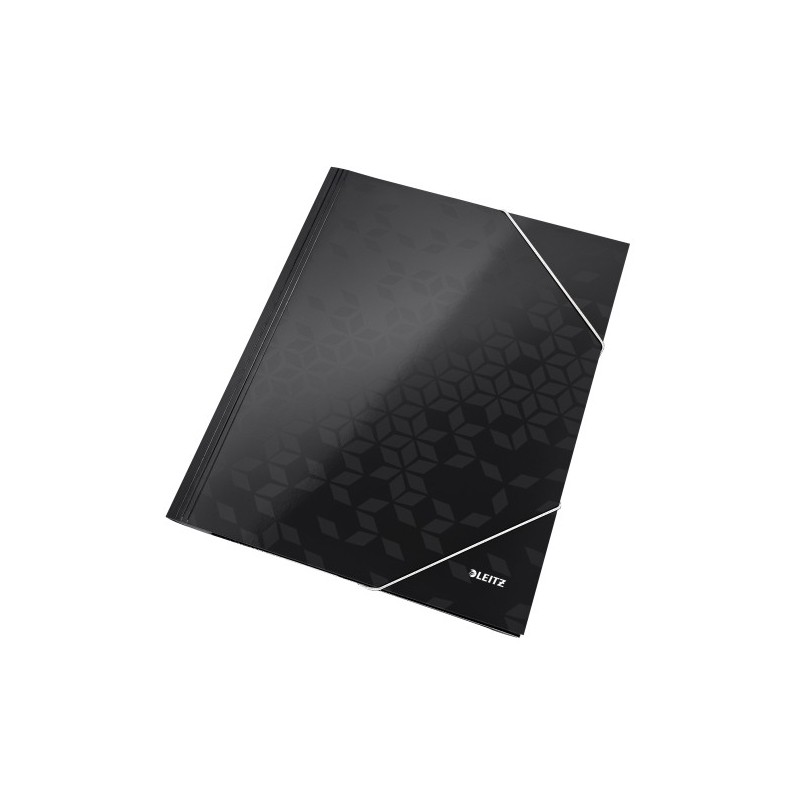 39820195-CARPETA SOLAP.LEITZ WOW CART. A4 NEGRO precio por 10 unidades