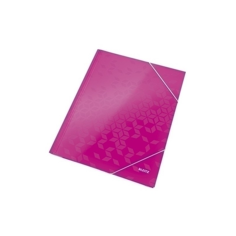 39820123-CARPETA SOLAP.LEITZ WOW CART. A4 FUCSIA precio por 10 unidades