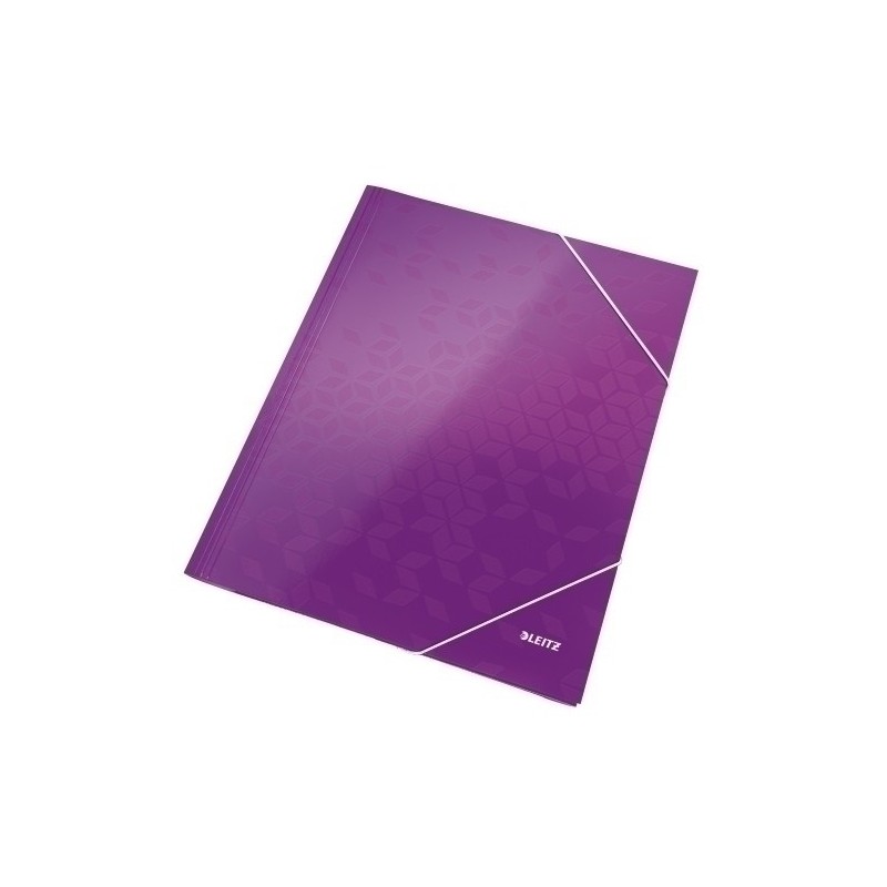 39820162-CARPETA SOLAP.LEITZ WOW CART. A4 VIOLETA precio por 10 unidades