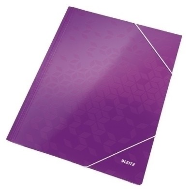 39820162-CARPETA SOLAP.LEITZ WOW CART. A4 VIOLETA precio por 10 unidades