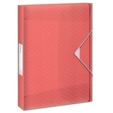 628451/626262-CARP.PROY.ESSELTE PP A4 4 cm CORAL precio por 5 unidades