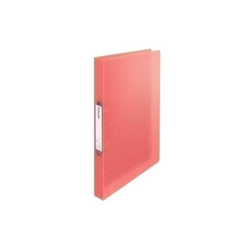 628435-CARPETA ESSEL.PP A4 2 AN.25 RD CORAL precio por 4 unidades