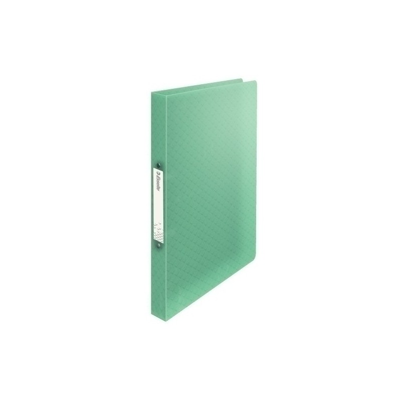 626243-CARPETA ESSEL.PP A4 2 AN.25 RD VERDE precio por 4 unidades