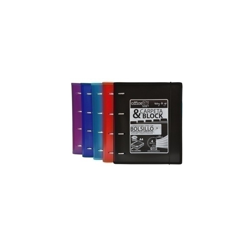 43215-CARPEBLOC OFFICE BOX A4 4 A.32 EXP.6 precio por 1 unidades