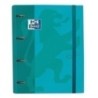 400136664-CARPEBLOC OXFORD A4 4AN.100 Hj AQUA precio por 4 unidades