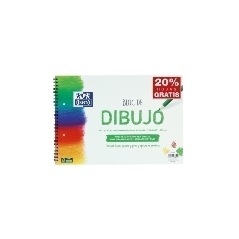 400148236-BLOC DIBUJO OXFORD C/ESP. REC 2TAL A4+ 1 precio por 1 unidades