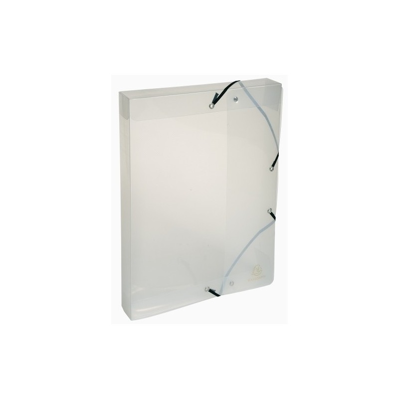 5972E-CARP.PROY.EXACOMPTA PP A4 4 cm CRISTAL precio por 8 unidades