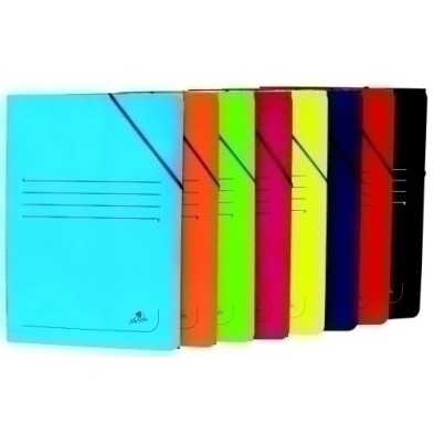 1523VE-CARPETA GOMAS SOLAP CART. Fº VERDE precio por 20 unidades