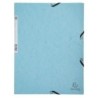 55528E-CARPETA SOLAP.EXACOMPTA AQUAREL A4 AZUL precio por 1 unidades