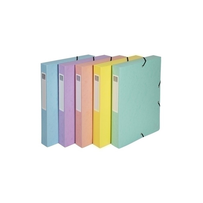 59560E-CARP.PROY.EXACOMPTA CARTON A4 4 cm SURT. precio por 1 unidades