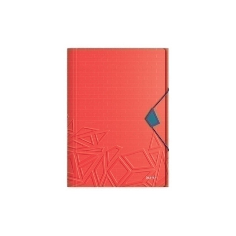 46490020-CARPETA SOLAP.LEITZ URBAN CHIC PP A4 ROJ precio por 10 unidades