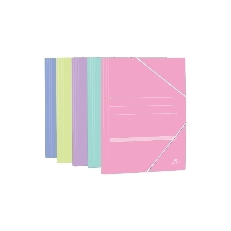 1524SU-CARPETA SOLAP. CART. Fº PASTEL SURTIDO precio por 20 unidades