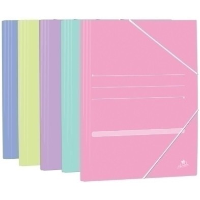 1524SU-CARPETA SOLAP. CART. Fº PASTEL SURTIDO precio por 20 unidades