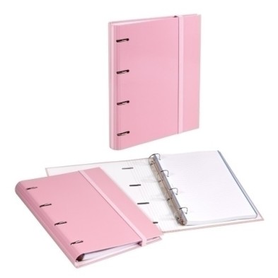 12247425-CARPEBLOC CARCH.SOFT A4 4AN.100 H ROSA precio por 4 unidades