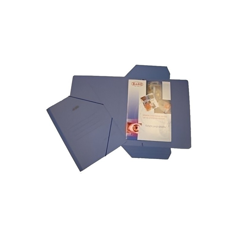 1012-CARPETA GOM.Y SOLAP.SARO CART. 4º AZUL precio por 20 unidades