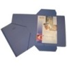 1012-CARPETA GOM.Y SOLAP.SARO CART. 4º AZUL precio por 20 unidades