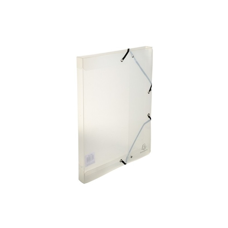 5962E-CARP.PROY.EXACOMPTA PP A4 2.5 cm CRISTAL precio por 1 unidades