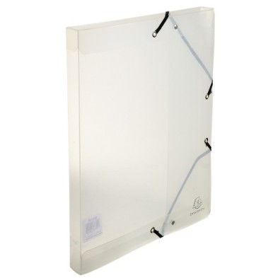 5962E-CARP.PROY.EXACOMPTA PP A4 2.5 cm CRISTAL precio por 1 unidades