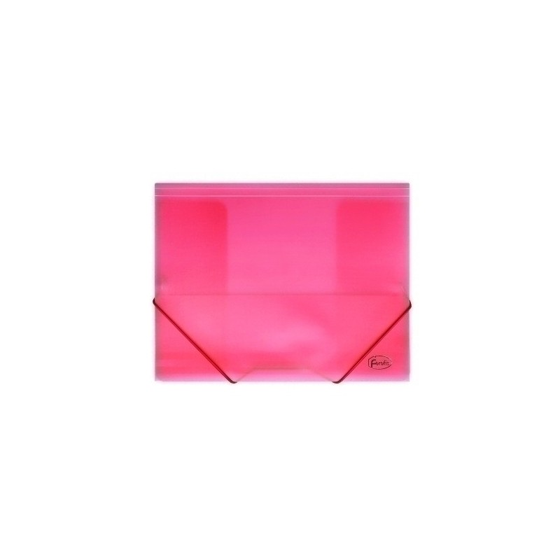 91162-CARPETA SOLAP.FOROFIS PP A4 TRANS. ROJO precio por 1 unidades