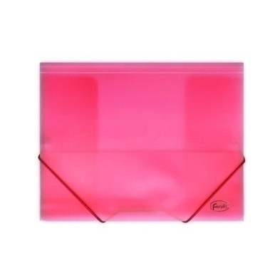 91162-CARPETA SOLAP.FOROFIS PP A4 TRANS. ROJO precio por 1 unidades