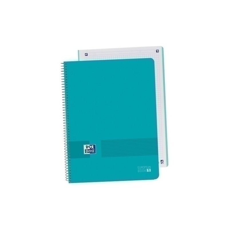 400149420-BLOCK OXF. EU.BOOK 1 A4 80h CD.5 AQUA precio por 5 unidades