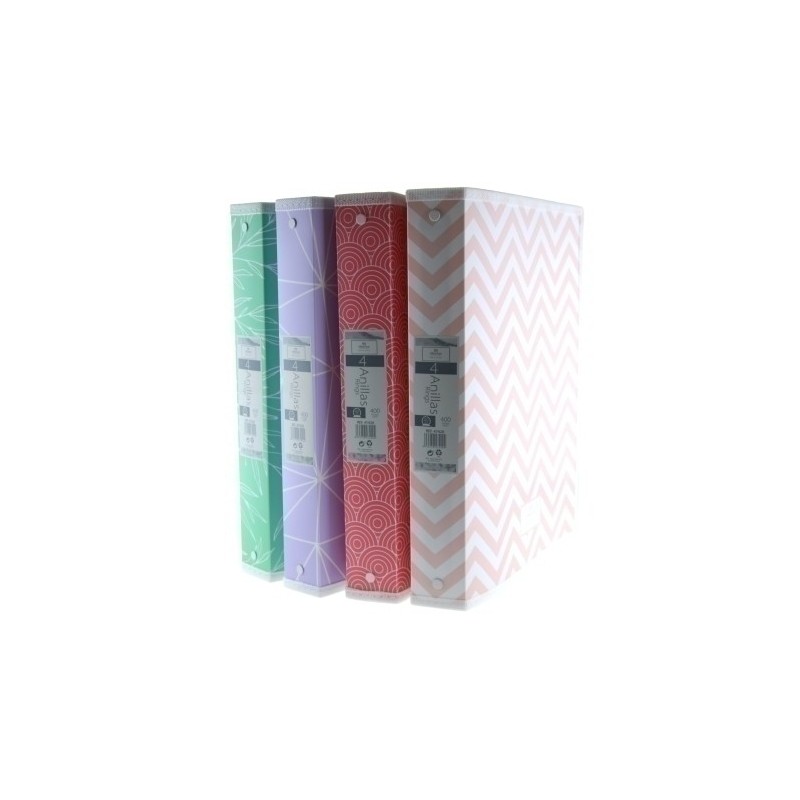 47420-CARPETA OF.BOX PP A4 4 AN.40 NORTH GLACE precio por 8 unidades