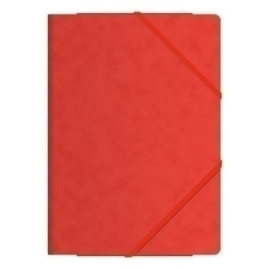 10083-CARPETA SOLAP.DOHE CARTON Fº ROJO precio por 10 unidades