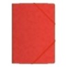 10083-CARPETA SOLAP.DOHE CARTON Fº ROJO precio por 10 unidades