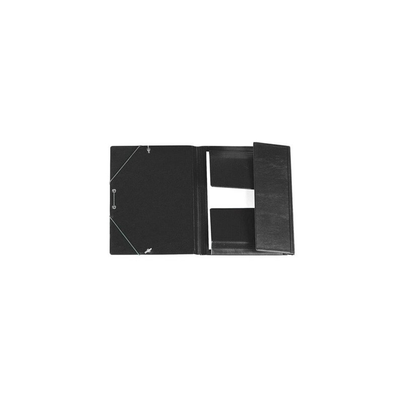 343CS-00-CARPETA SOLAP.IBER.PVC Fº  NEGRO precio por 1 unidades