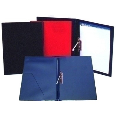 363-00-CARPETA MINICLIP LAT. IBERP.PVC Fº NEGRO precio por 1 unidades
