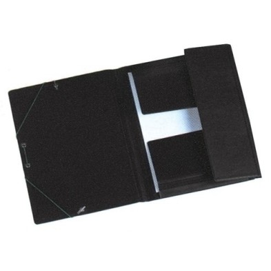 345CS-00-CARPETA SOLAP.IBER.PVC Fº PROL. NEGRO precio por 1 unidades