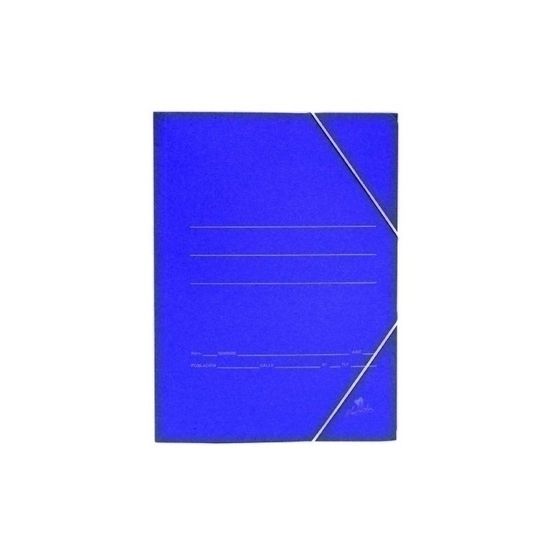 1085-CARPETA SOLAP. CART. Fº AZUL precio por 20 unidades